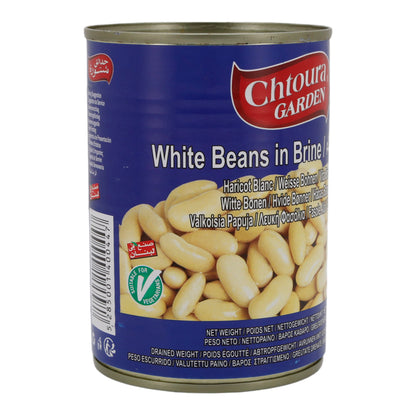 Beyaz Fasulye Salamurasında Chtoura Bahçesi | Çok Yönlü Lezzet için Narin Fasulye | 400 g