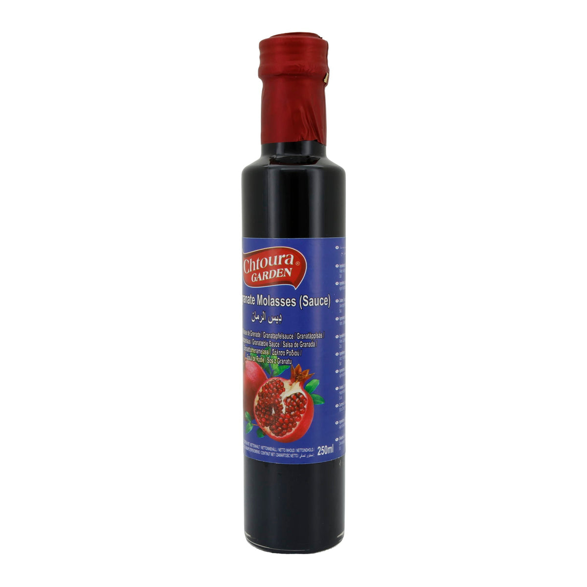 Sirup Chtoura Garden | Granatapfelsirup | Authentische Granatapfel-Molasse für die orientalische Küche | 250 ml