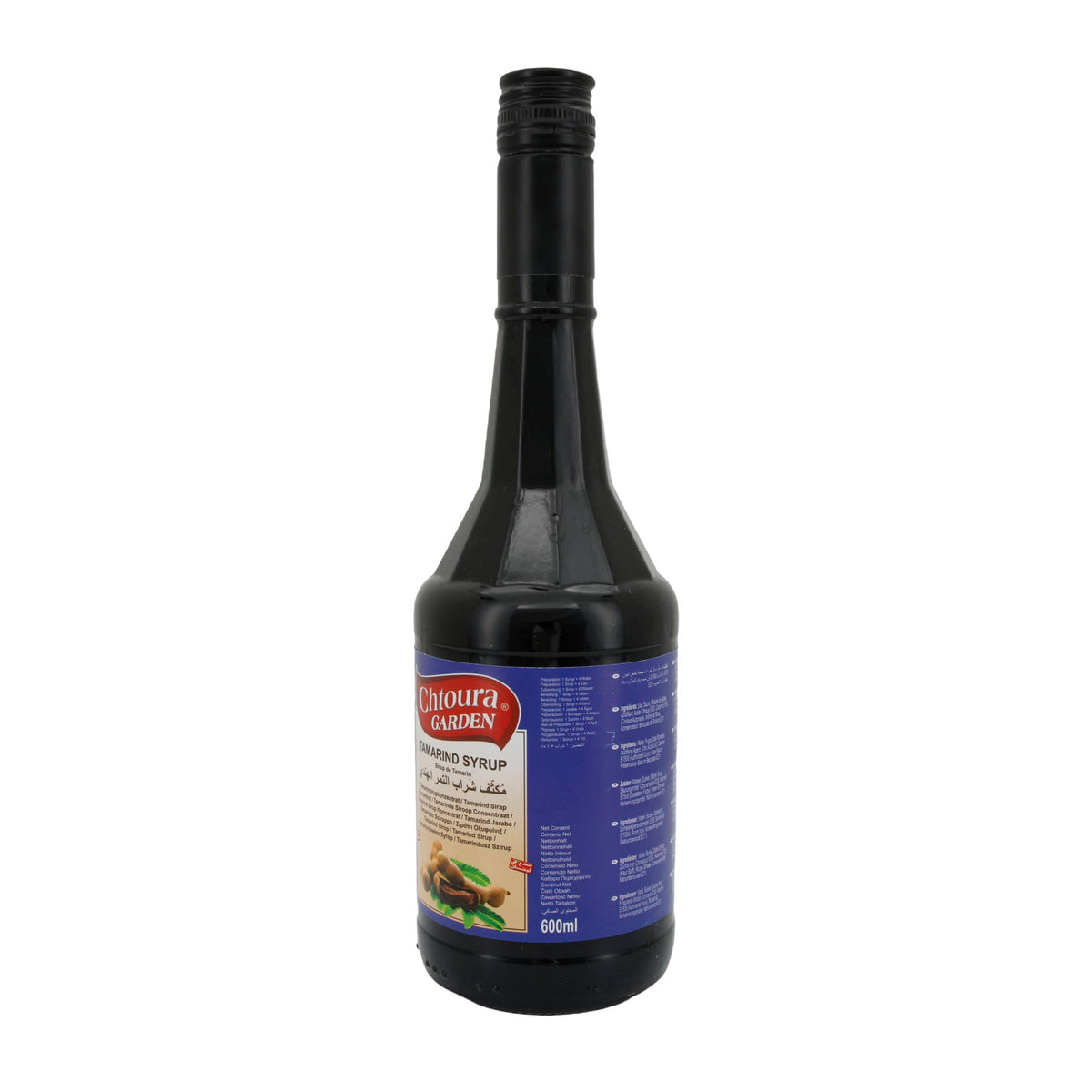 Sirup Chtoura Garden | Tamarindensirup | Fruchtiger Sirup für Getränke und Desserts | 600 ml CHTOURA GARDEN