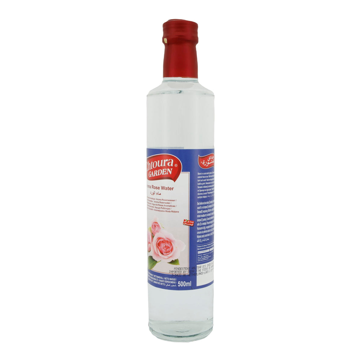 Rosenwasser Chtoura Garden | Aroma Rosenwasser | Natürlich, vielseitig einsetzbar | 500 ml