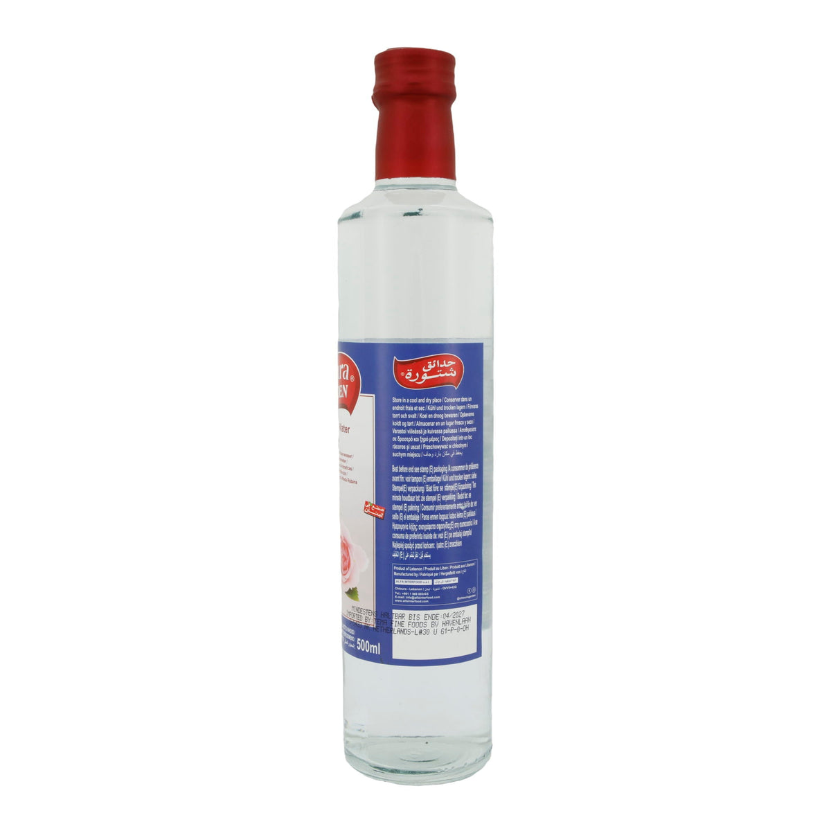 Rosenwasser Chtoura Garden | Aroma Rosenwasser | Natürlich, vielseitig einsetzbar | 500 ml