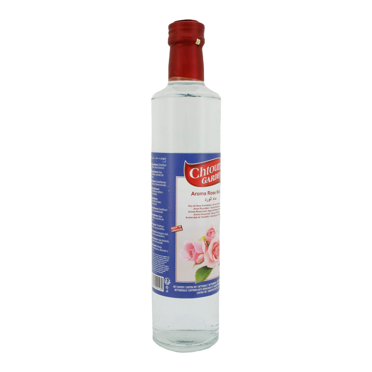 Rosenwasser Chtoura Garden | Aroma Rosenwasser | Natürlich, vielseitig einsetzbar | 500 ml