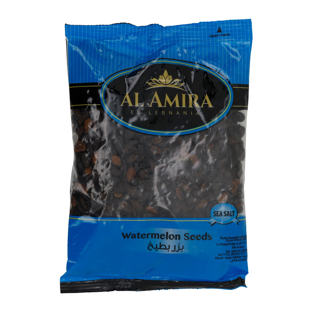 Kerne Al Amira | Wassermelonenkerne mit Meersalz | geröstet aus dem Libanon | 300 g