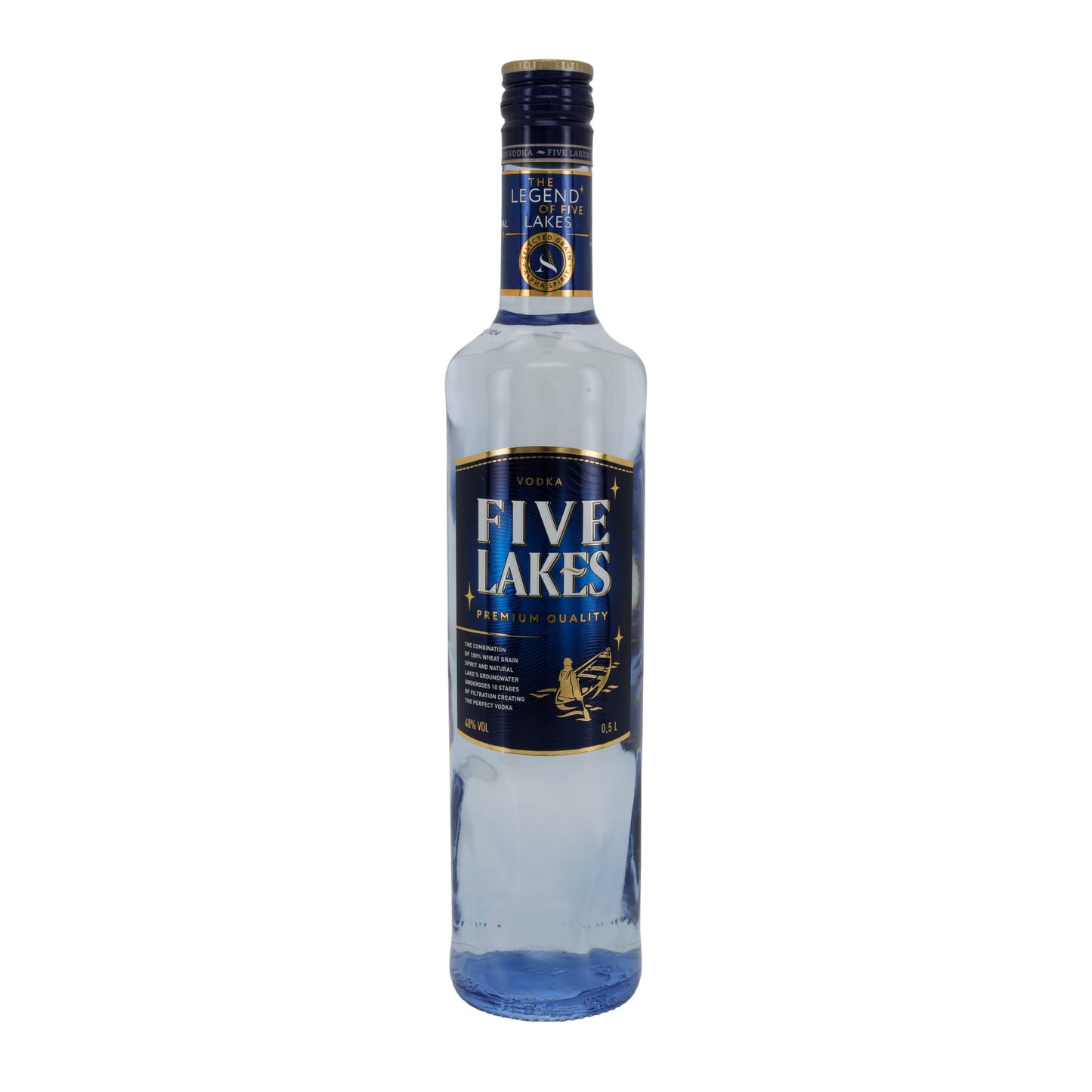 Five Lakes | Vodka Premium Quality | 40 % vol | 0,5 l