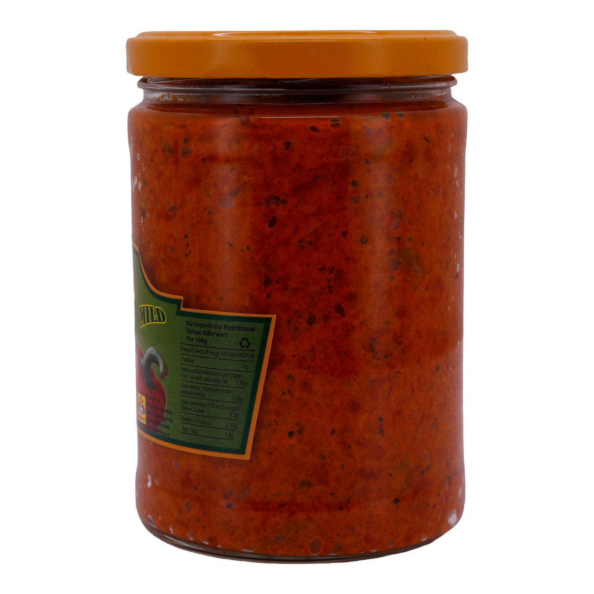 Paprikasoße Basš | Ajvar Mild | Mild gewürzt, aus Nordmazedonien | 580 g