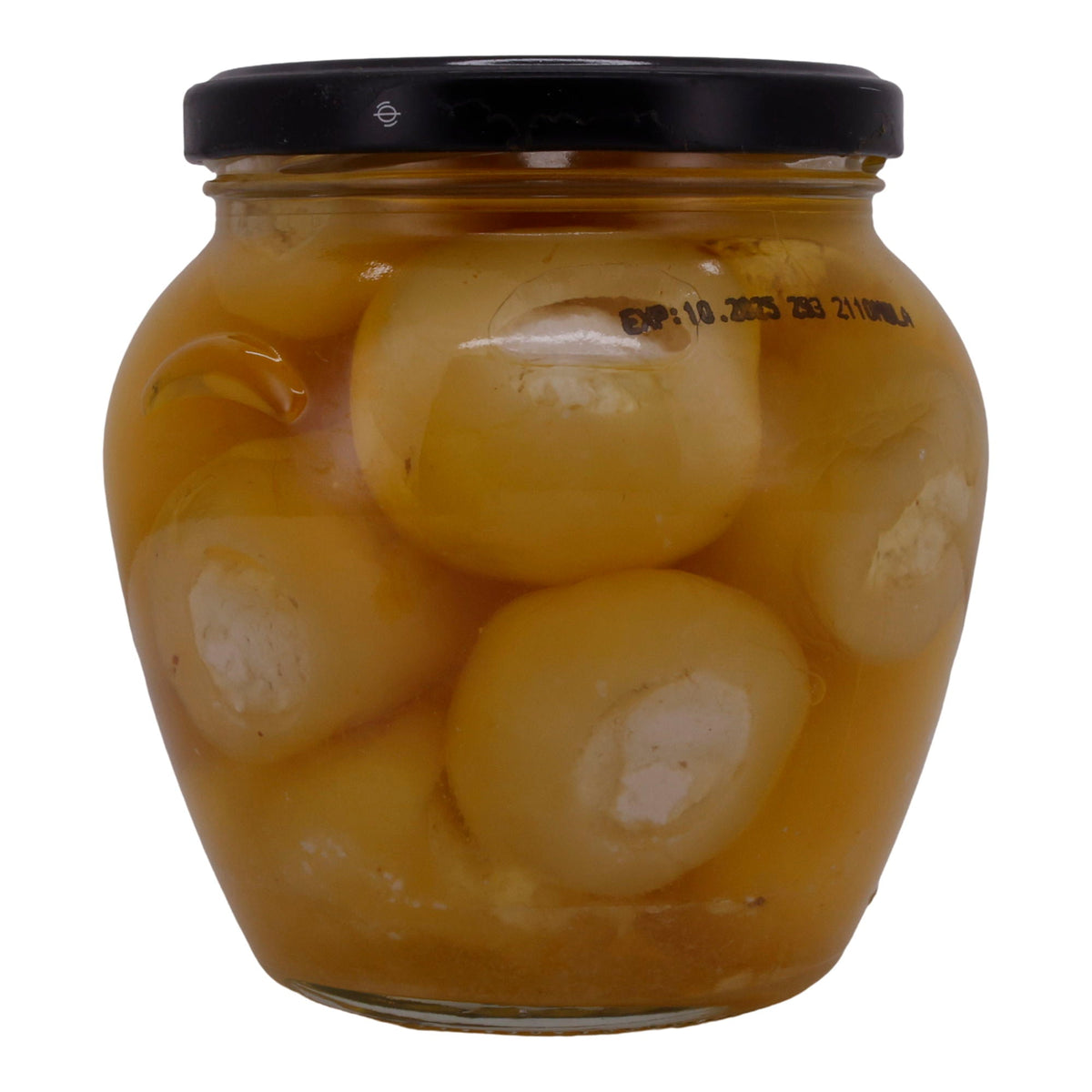 Kirschpaprika Va-Va | Gemüse | Gelb, gefüllt mit Käse | 550g Glas ADELINA