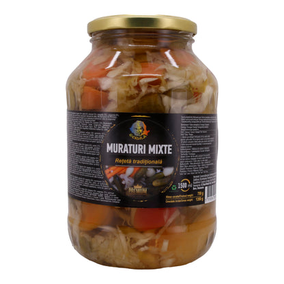 Muraturi Mixte Gerula | Traditionele Groentemix | Ingelegde groenten op Roemeense wijze | 1350 g