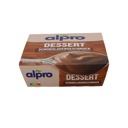 Pudding au chocolat Alpro Dessert | Dessert | Pudding au chocolat végétal sans réfrigération | 500 g (4 x 125 g)