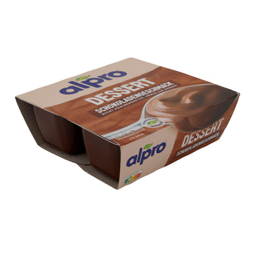 Pudding au chocolat Alpro Dessert | Dessert | Pudding au chocolat végétal sans réfrigération | 500 g (4 x 125 g)
