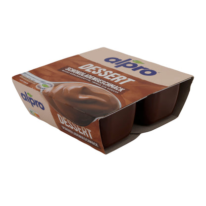 Pudding au chocolat Alpro Dessert | Dessert | Pudding au chocolat végétal sans réfrigération | 500 g (4 x 125 g)