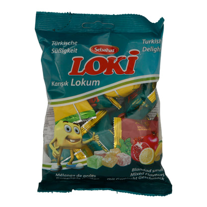 Lokum Sebahat Loki Gemengd | Turkse Delight | gemengde smaak | 200 g
