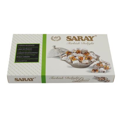 Lokum Turkish Delight Saray | Snoep | Met Pistachenoten | 400 g