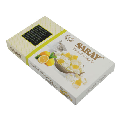 Lokum Saray | Turkse lekkernij | Met citroensmaak | 400g