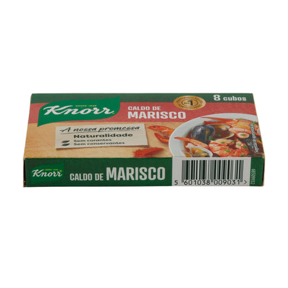 Brühwürfel Knorr Caldo de Marisco | Voor bouillon | Kruiden voor zeevruchten | 8 blokjes (80 g)