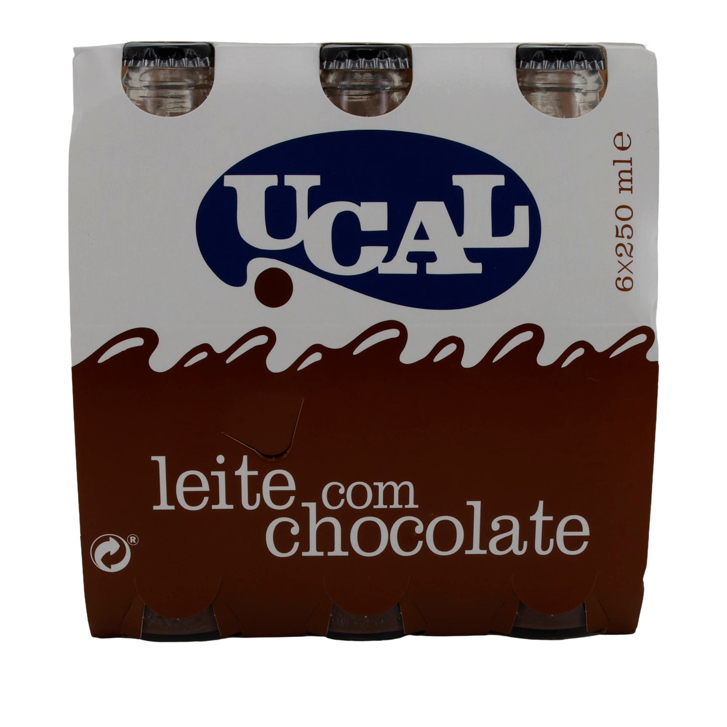 Milchgetränk UCAL Leite com Chocolate | Getränk | Schokoladenmilchgetränk aus Portugal | 6×250 ml