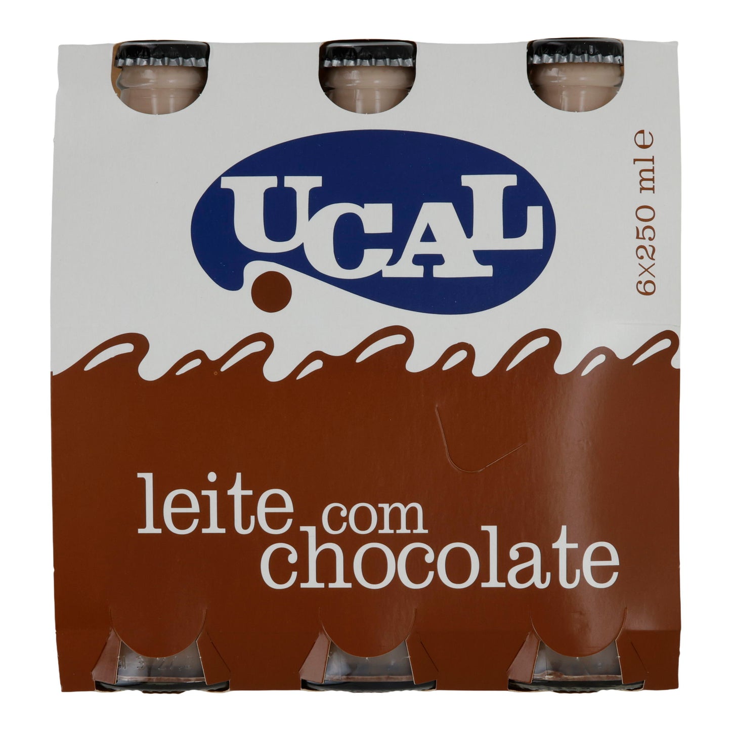 Milchgetränk UCAL Leite com Chocolate | Getränk | Schokoladenmilchgetränk aus Portugal | 6×250 ml