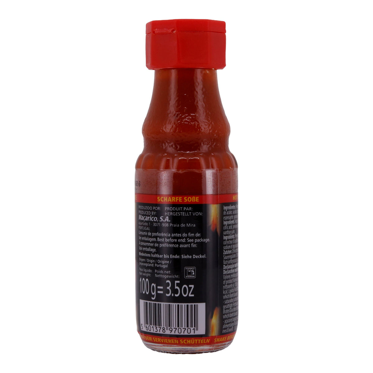 Sauce Maçarico | Piri-Piri-Sauce | Würzig-scharfe Sauce für vielseitige Gerichte | 100 g MACARICO