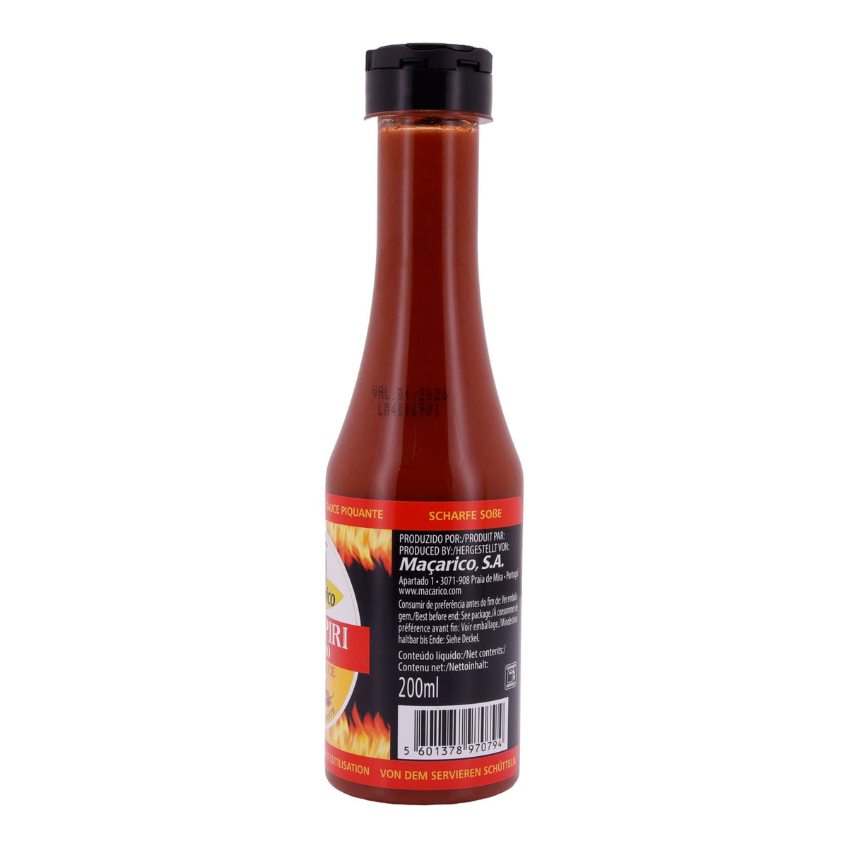 Hot Sauce Maçarico | Piri-Piri | Scharf | 200ml