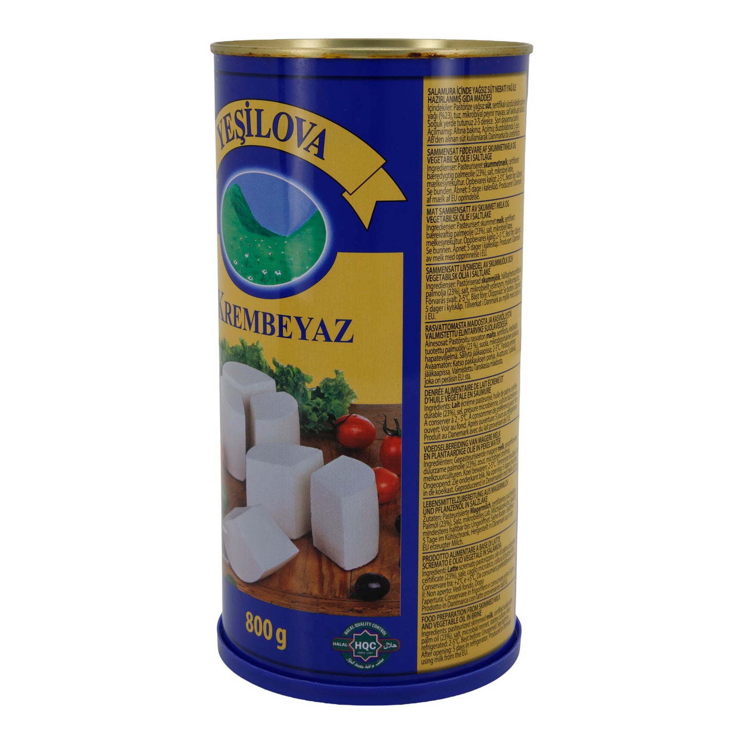 Weichkäse Yeşilova Krembeyaz | Käsezubereitung in Salzlake | Aus Magermilch mit Pflanzenfett | 1550 g