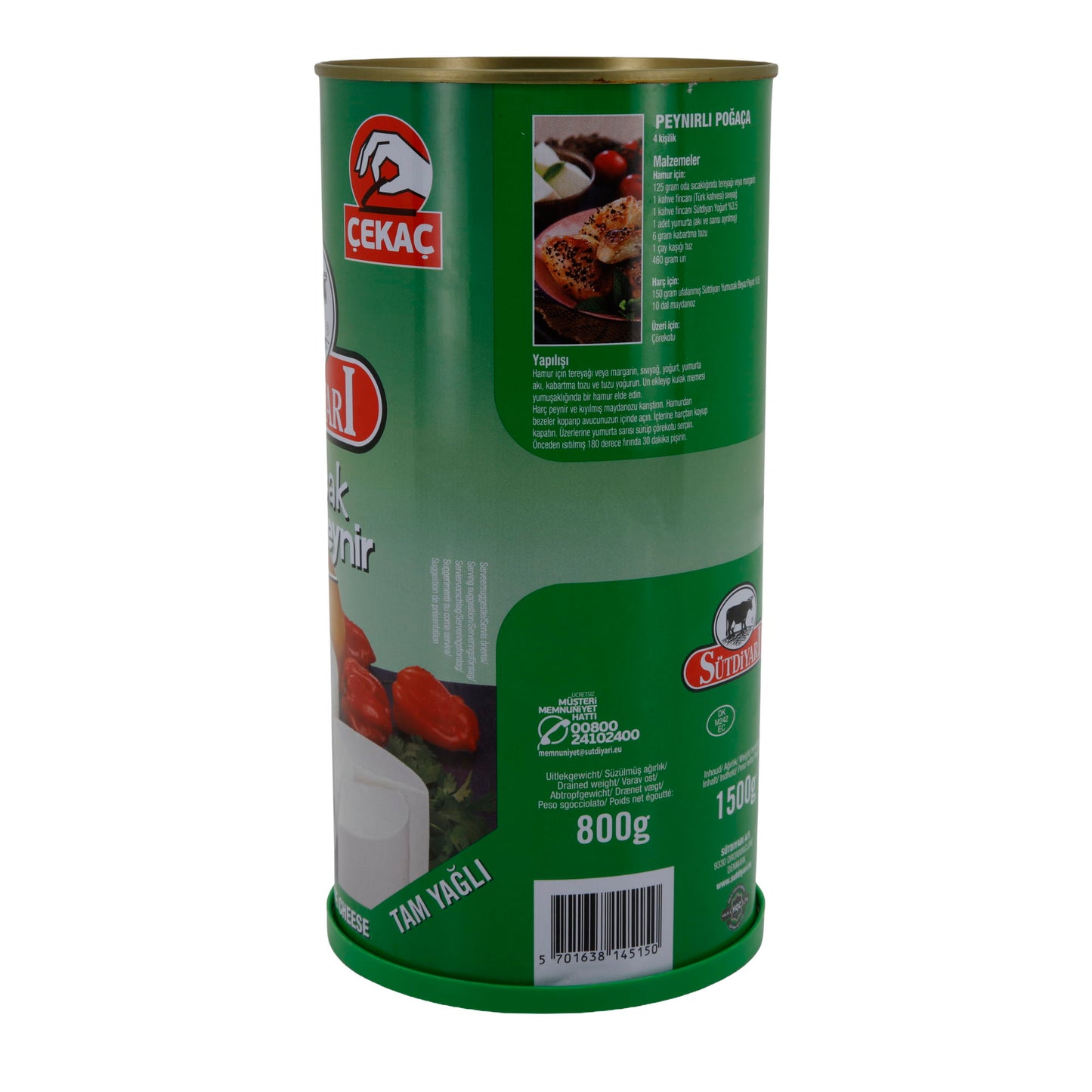 Weichkäse Sütdiyarı | Weißkäse in Salzlake | Traditionell mit 55 % Fett i. Tr. | 1500 g