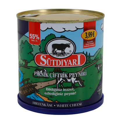 Weichkäse Sütdiyarı Piknik Çiftlik | Weißkäse in Salzlake | Traditioneller Weichkäse mit 55 % Fett i. Tr. | 750 g
