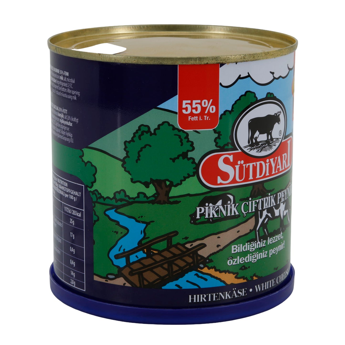 Weichkäse Sütdiyarı Piknik Çiftlik | Weißkäse in Salzlake | Traditioneller Weichkäse mit 55 % Fett i. Tr. | 750 g