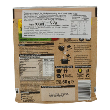 Suppe Winiary | Barszcz Czerwony | Instant, rote Bete, Polen | 60 g