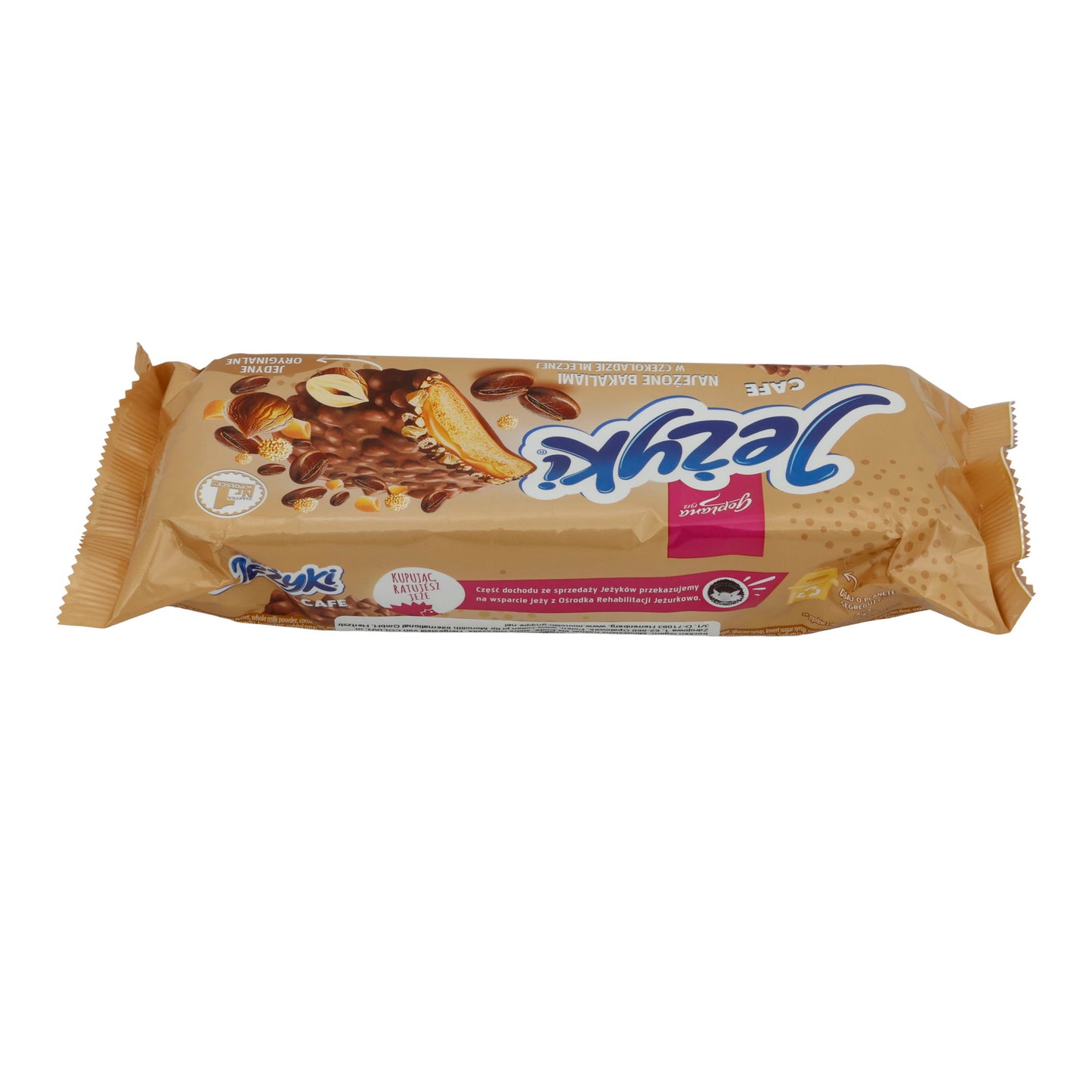 Biscotti Goplana | Jeżyki Café | Con caffè, noci e cioccolato al latte | 140g