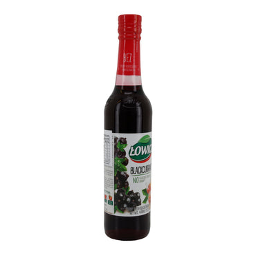 Łowicz | Schwarzer Johannisbeer-Sirup | Ohne Glukose-Fruktose-Sirup | 400 ml