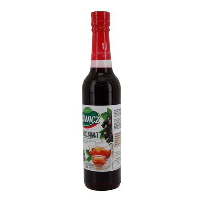 Łowicz | Schwarzer Johannisbeer-Sirup | Ohne Glukose-Fruktose-Sirup | 400 ml