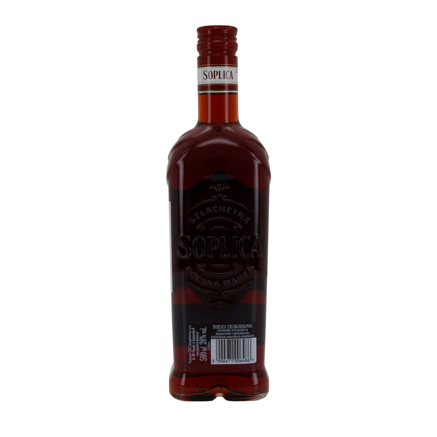 Soplica Truskawkowa | Erdbeerlikör | Fruchtig & mild | 28 % vol | 500 ml