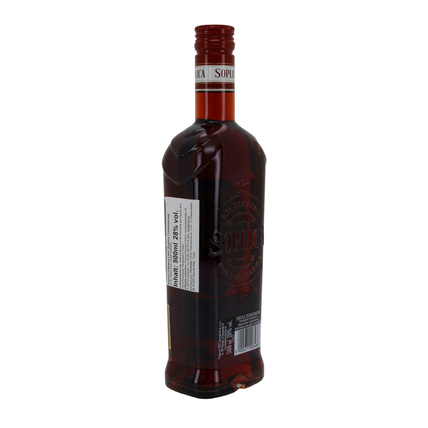 Soplica Truskawkowa | Erdbeerlikör | Fruchtig & mild | 28 % vol | 500 ml