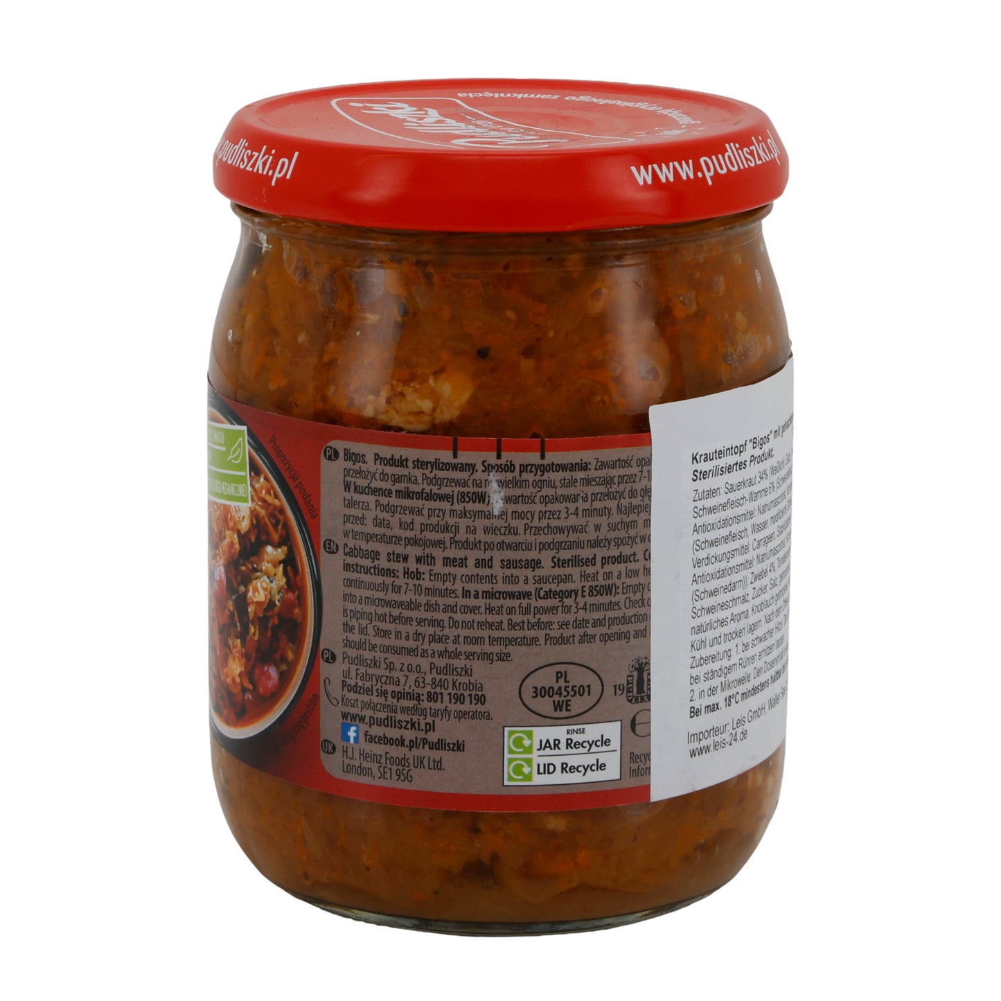 Zuurkoolgoulash Pudliszki Bigos | Goulash | 500 g