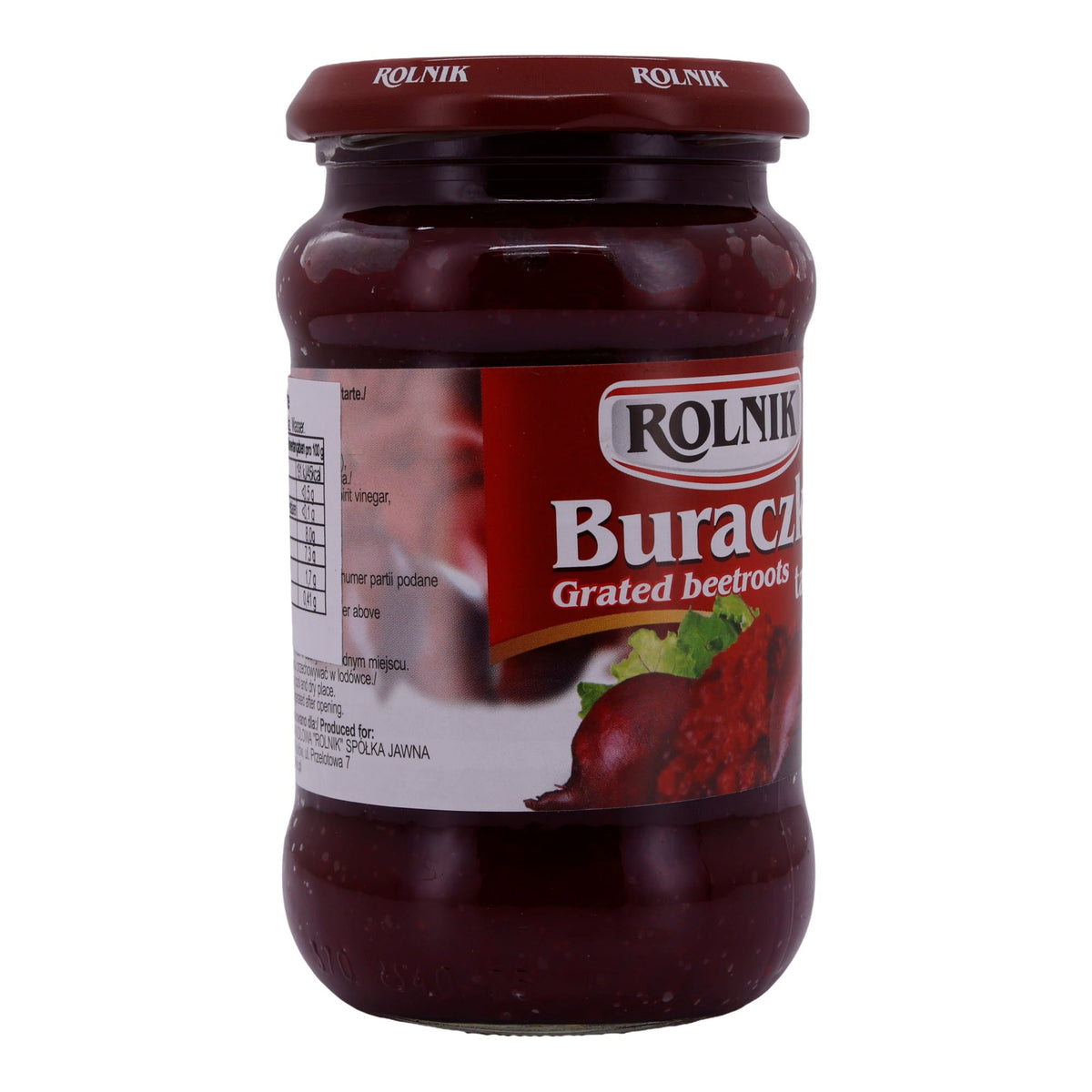 Grated Beetroots Rolnik | Gemüse | Mit Sauerkraut | 370 ml Glas (Tasty Red Beets)