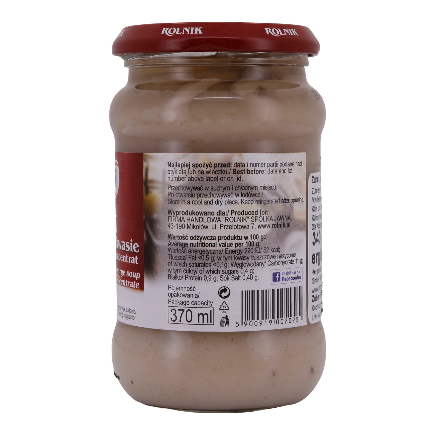 Suppenkonzentrat Rolnik | Suppe | Żurek na Zakwasie | 350 ml