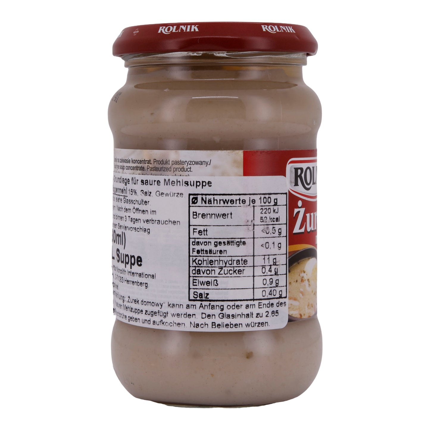 Suppenkonzentrat Rolnik | Suppe | Żurek na Zakwasie | 350 ml