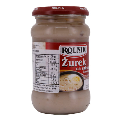 Suppenkonzentrat Rolnik | Suppe | Żurek na Zakwasie | 350 ml