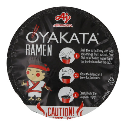 Ramen Salsa di Soia OYAKATA | Ramen Istantaneo | Gusto Salsa di Soia | Bicchiere da 63 g