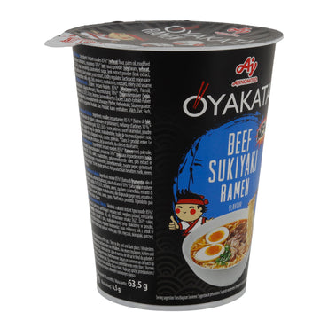 Japanse Ramen Rundvlees Wasabi OYAKATA | Instant-Ramen | Rundvlees-Wasabi Smaak | 93 g Beker