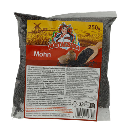 Backmohn HOSYAUSHKA | Gewürz | Hochwertig, ideal zum Backen & Kochen | 250g