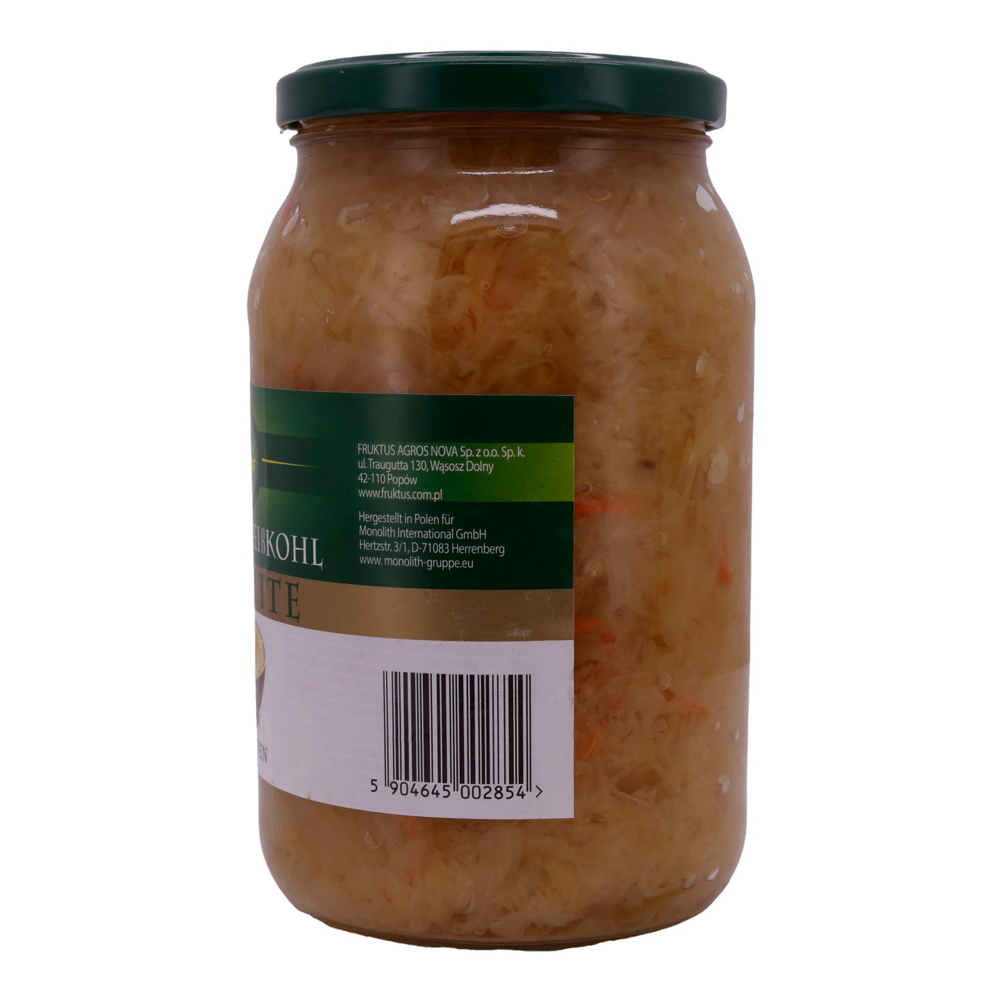 KAPUSTA KWASZONA-SOURCED WHITE CABBAGE WITH CARROTS