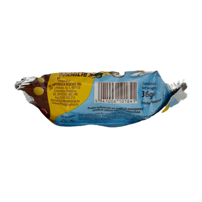 Doppelkeks Dobrogea Eugenia | Biscotto sandwich al latte e vaniglia | Ripieno cremoso | 36 g