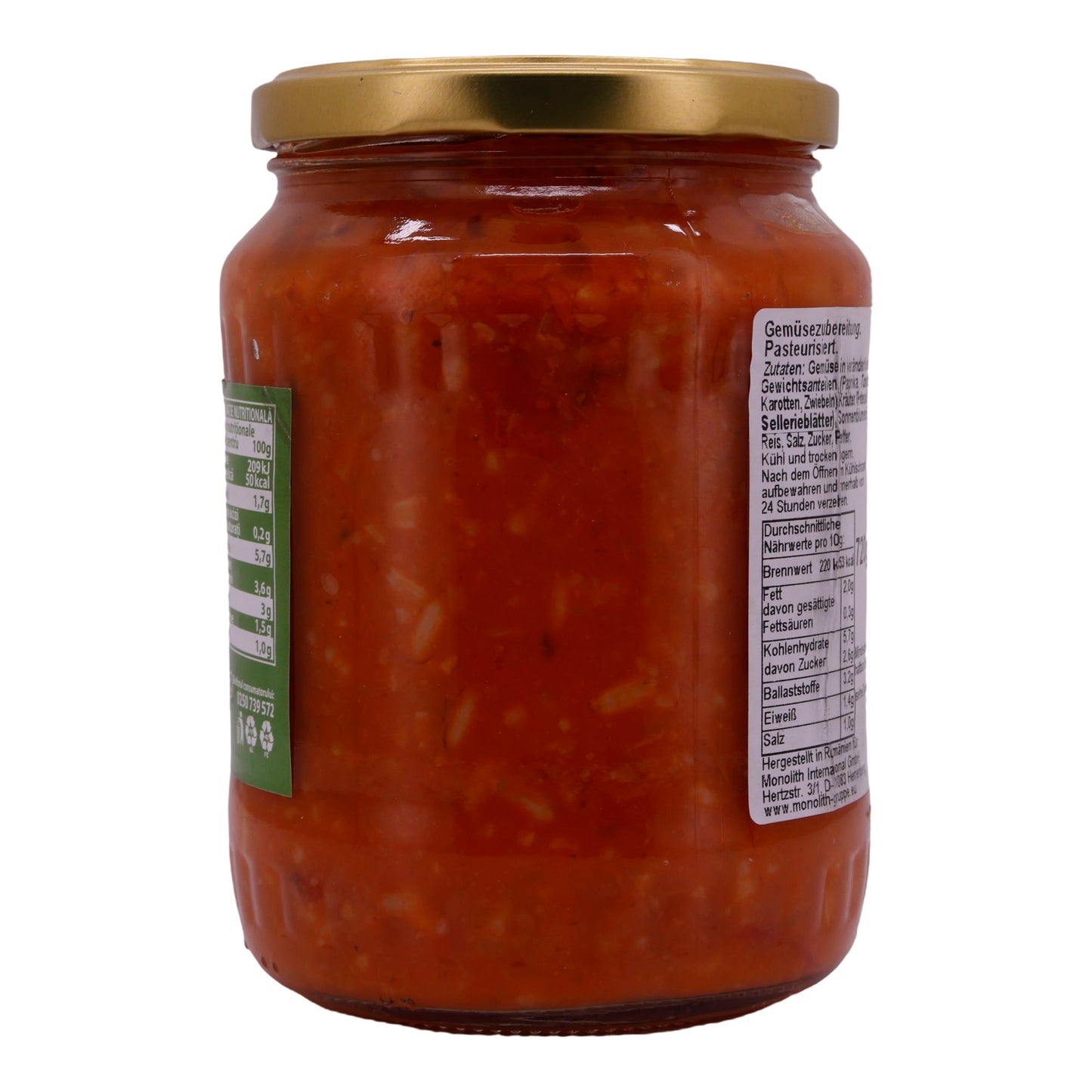 Preparazione di Verdure Fravil | Tocană de Legume | Con Pomodori e altri Ingredienti | 720g