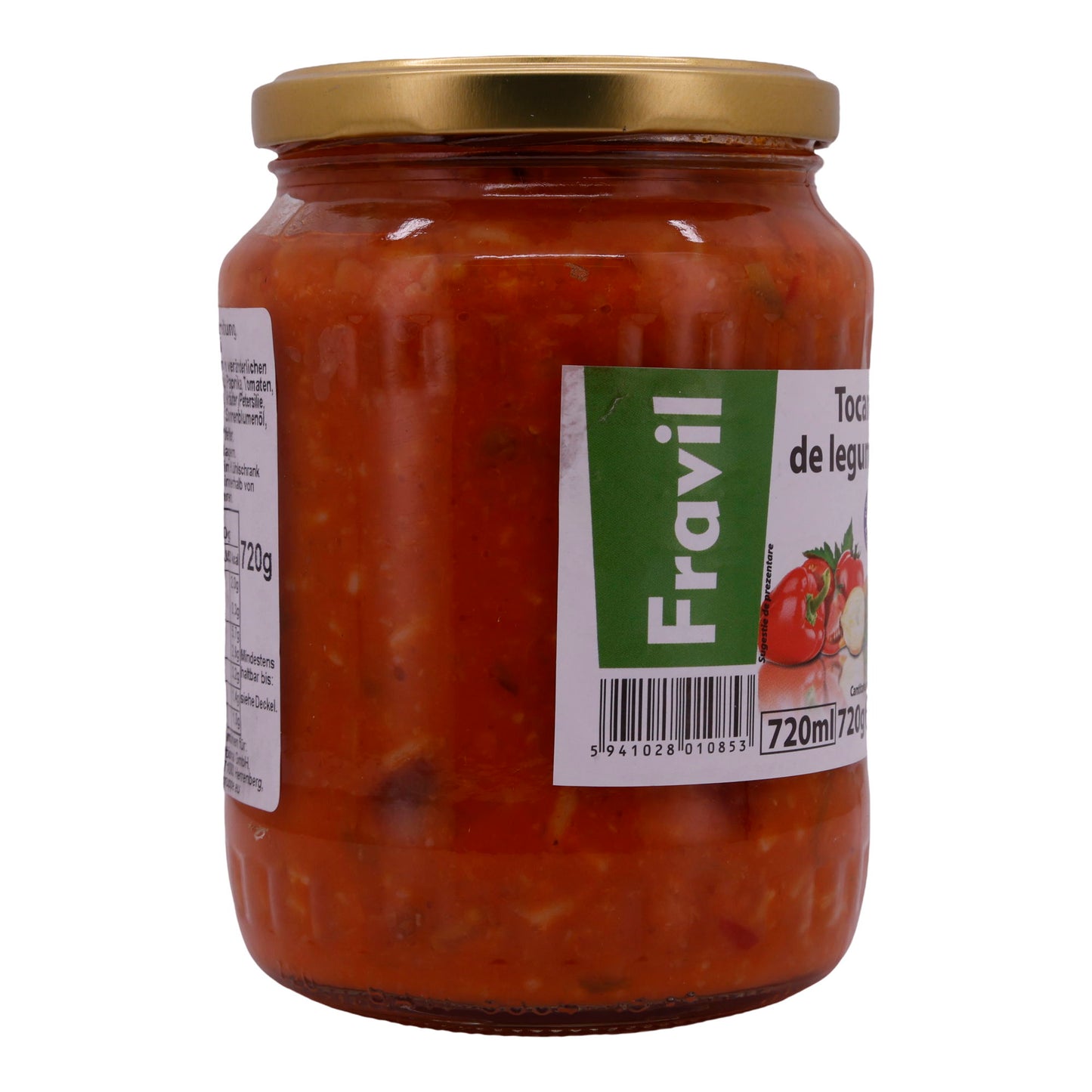 Preparazione di Verdure Fravil | Tocană de Legume | Con Pomodori e altri Ingredienti | 720g