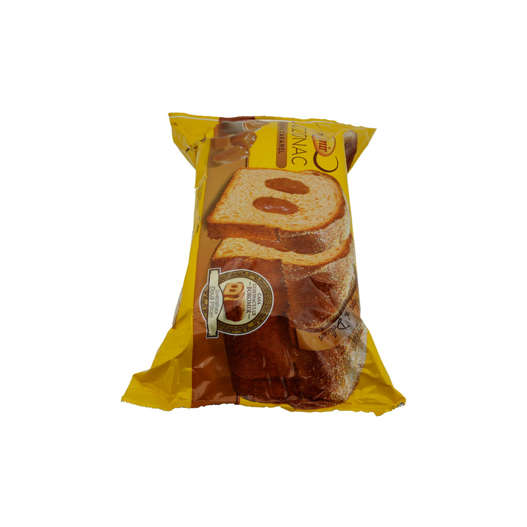 Cozonac mit Karamellcreme Boromir | Traditioneller rumänischer Hefekuchen | Mit süßer Füllung | 450 g
