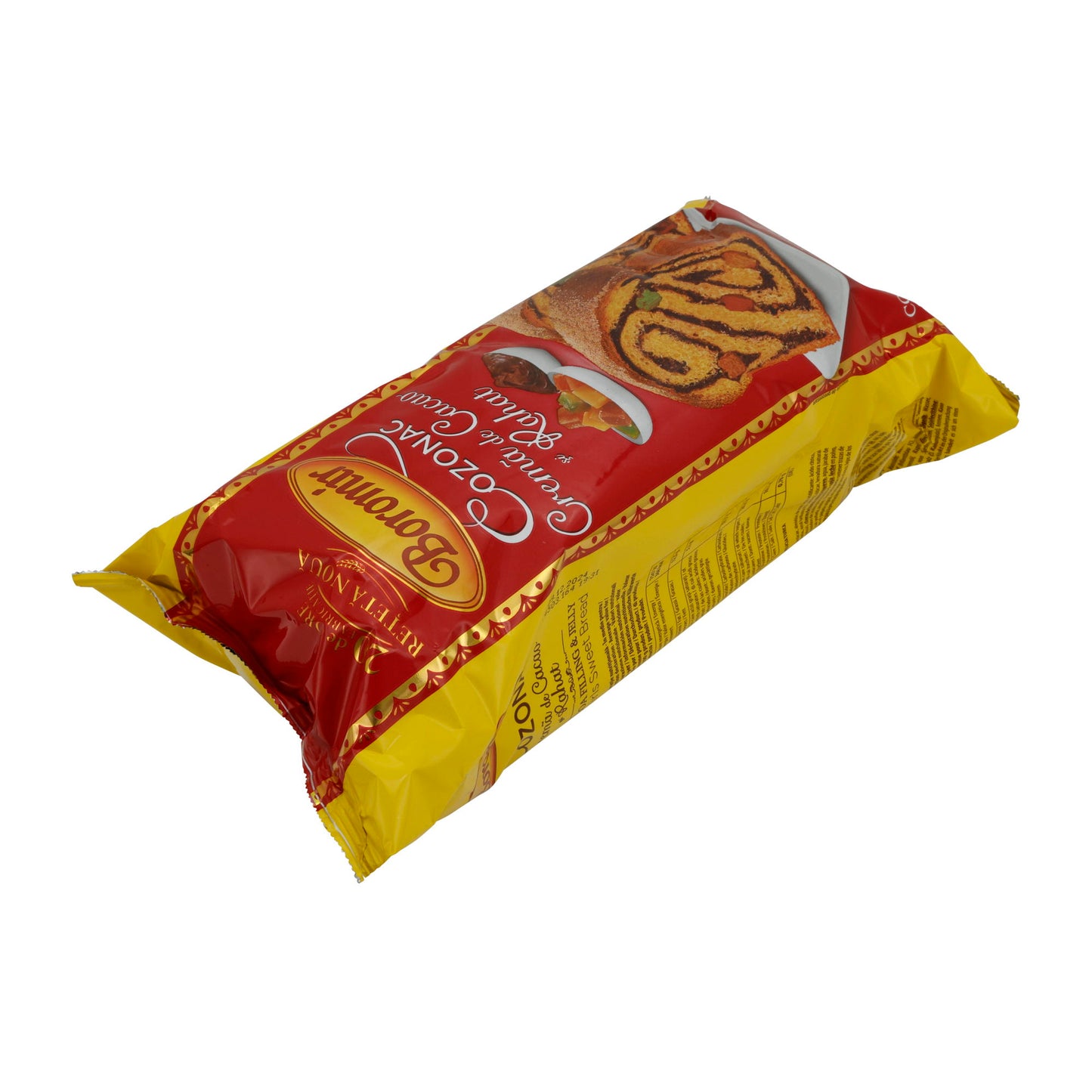 Cozonac Boromir | Con crema al cacao e rahat | Tradizionale dolce lievitato rumeno | 500 g
