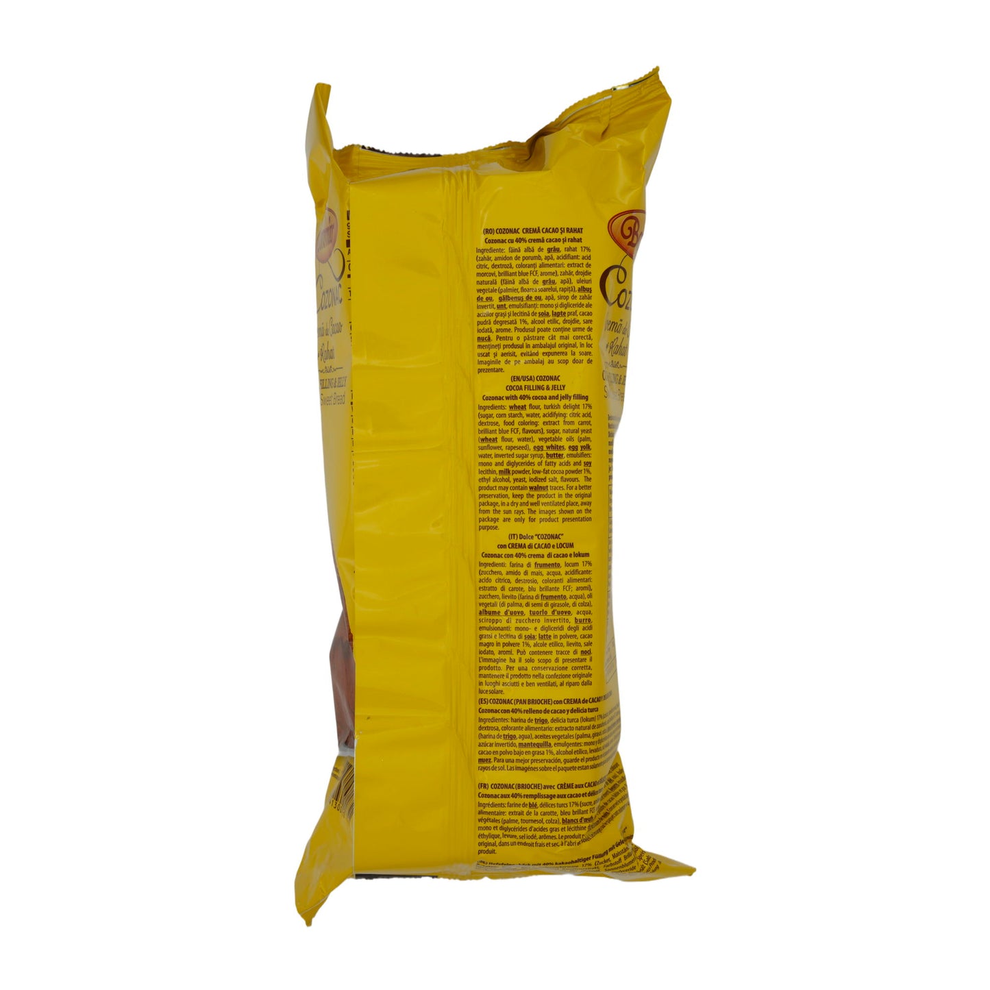 Cozonac Boromir | Con crema al cacao e rahat | Tradizionale dolce lievitato rumeno | 500 g