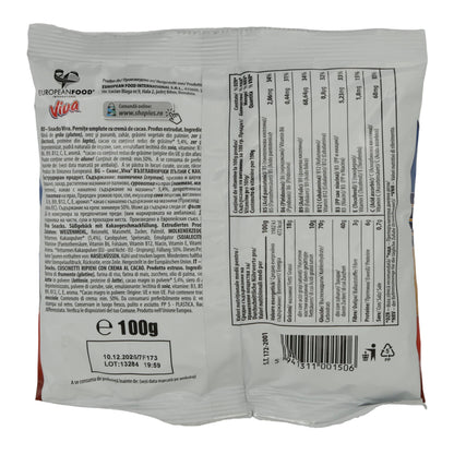 Cream Filled Pillows Viva Cacao | Knusprige Kissen mit Kakao-Creme-Füllung | 100 g