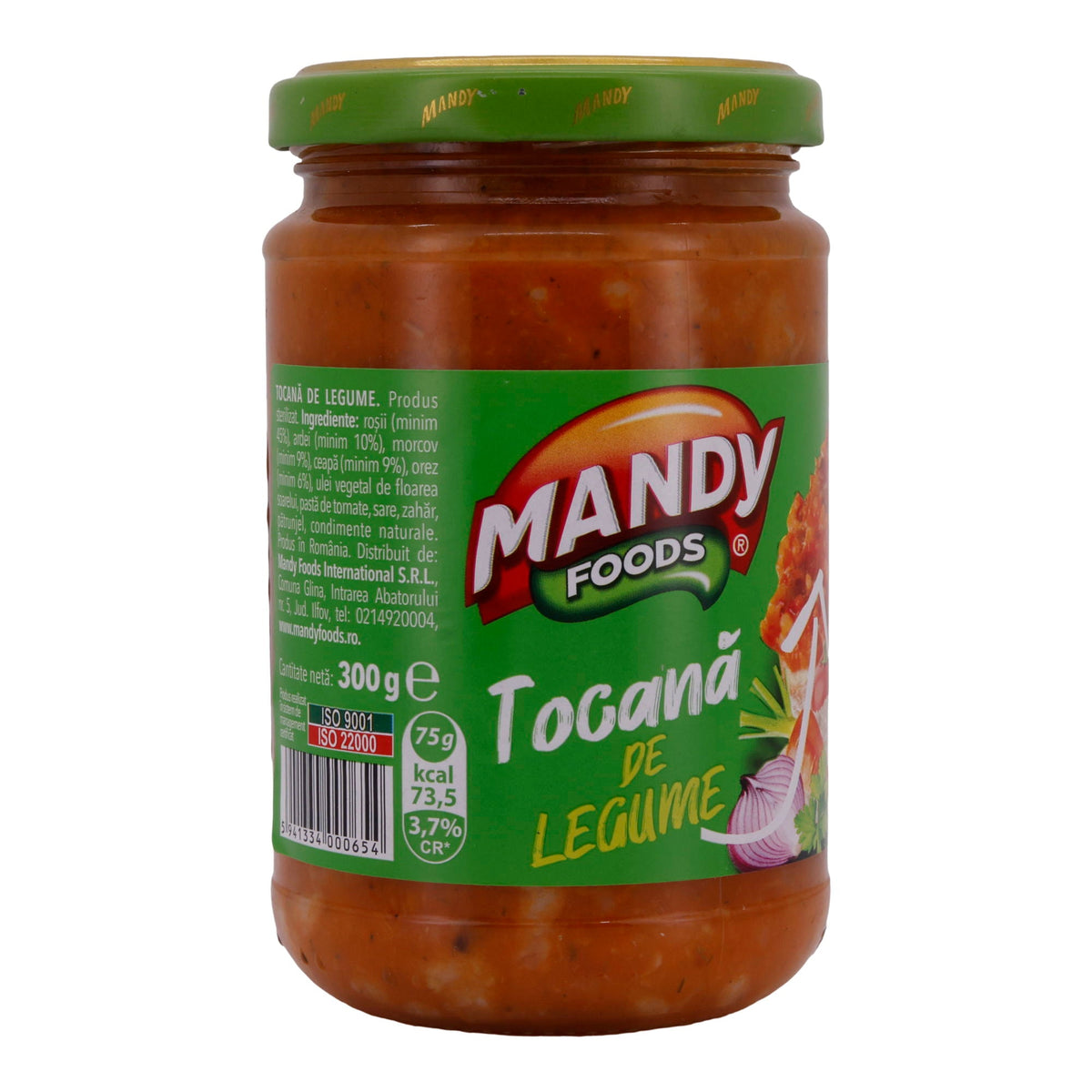 Tocană de Legume Mandy Foods | Eintopf | Traditioneller Gemüseeintopf aus Rumänien | 300 g