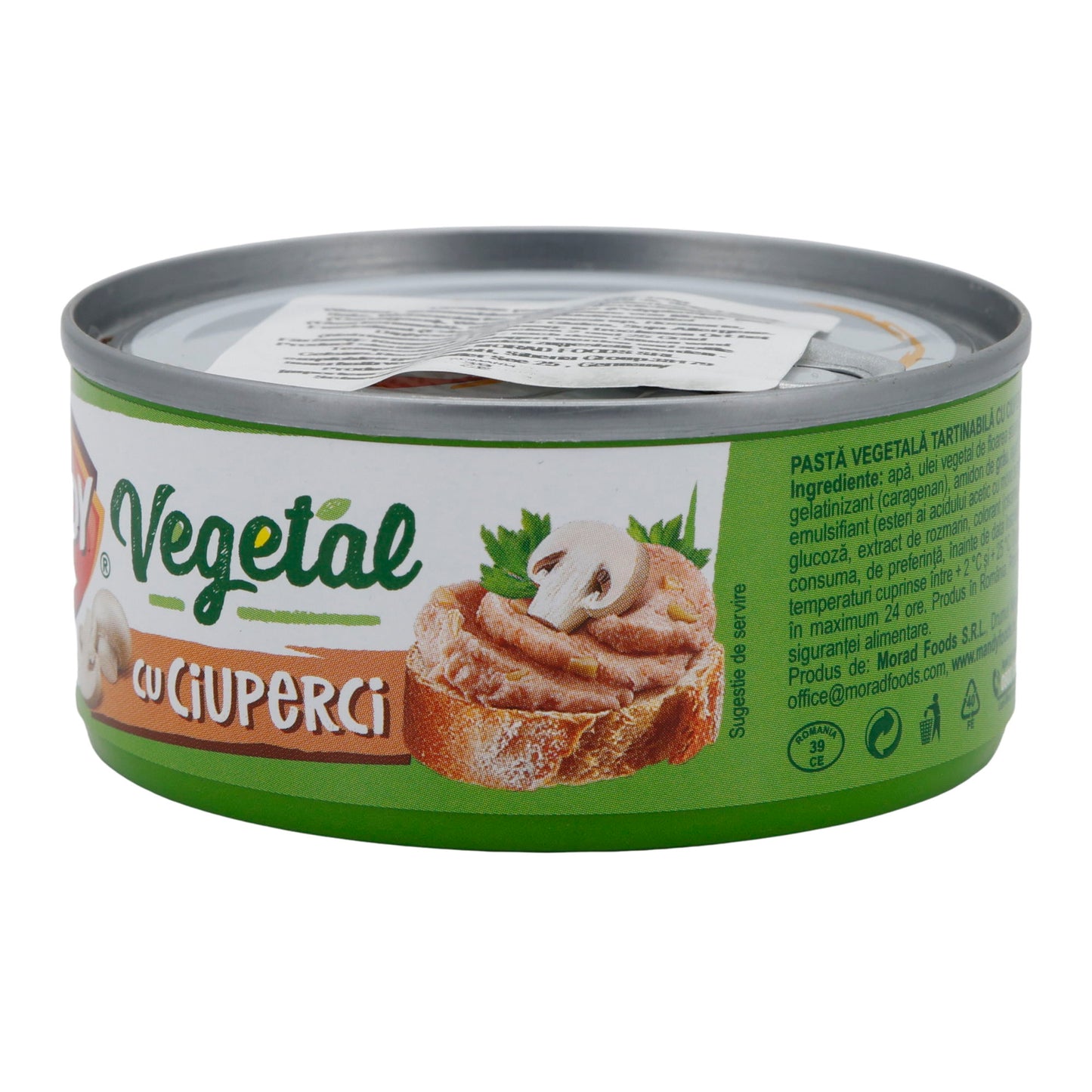 Aufstrichpaste Mandy Vegetal | Vegetarisch | Met paddestoelen | 120 g